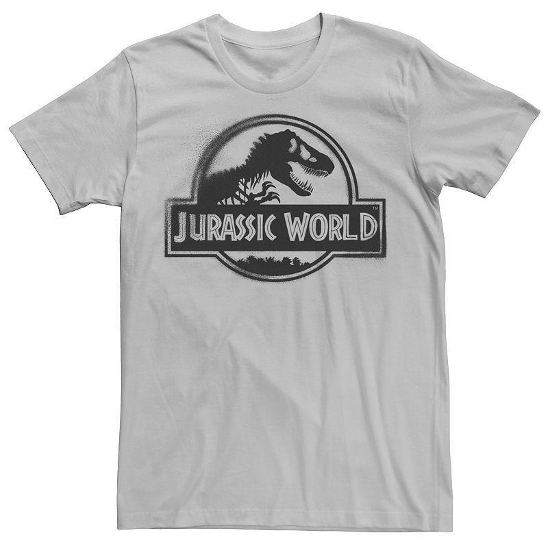 Mens Jurassic World Two Black Spray Paint Logo Tee Product Image