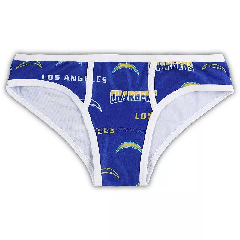 Womens Concepts Sport Royal Los Angeles Chargers Breakthrough Allover Print Knit Panty Product Image