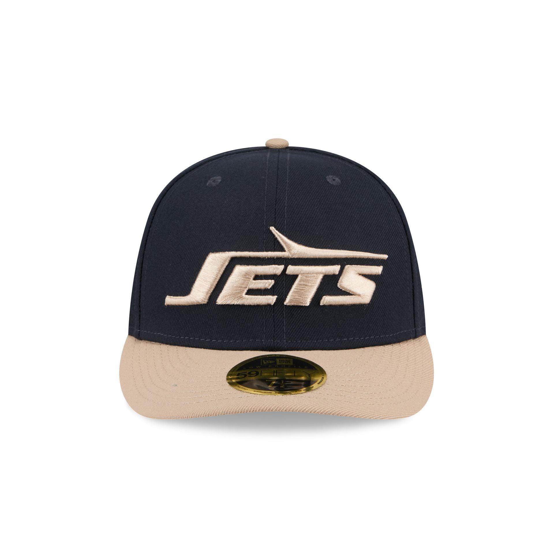 New York Jets Blue Ivory Low Profile 59FIFTY Fitted Hat Male Product Image