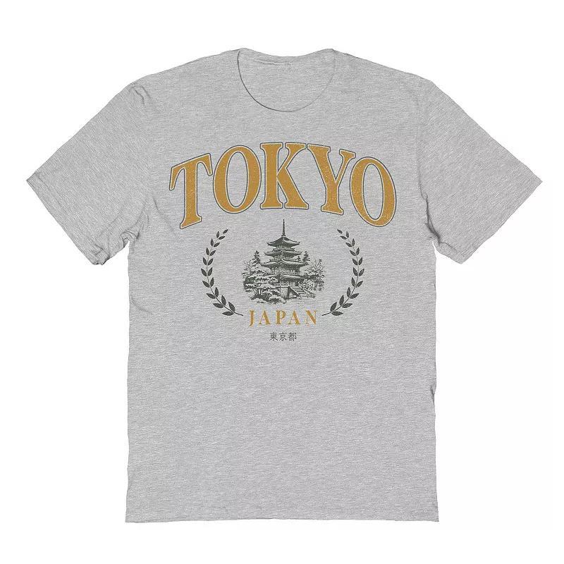 Mens Tokyo Ochre Graphic Tee Product Image