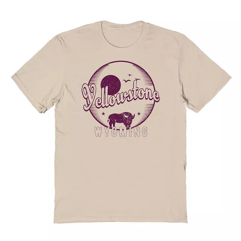 Mens Country Parks Yellowstone Bison Graphic Tee Product Image