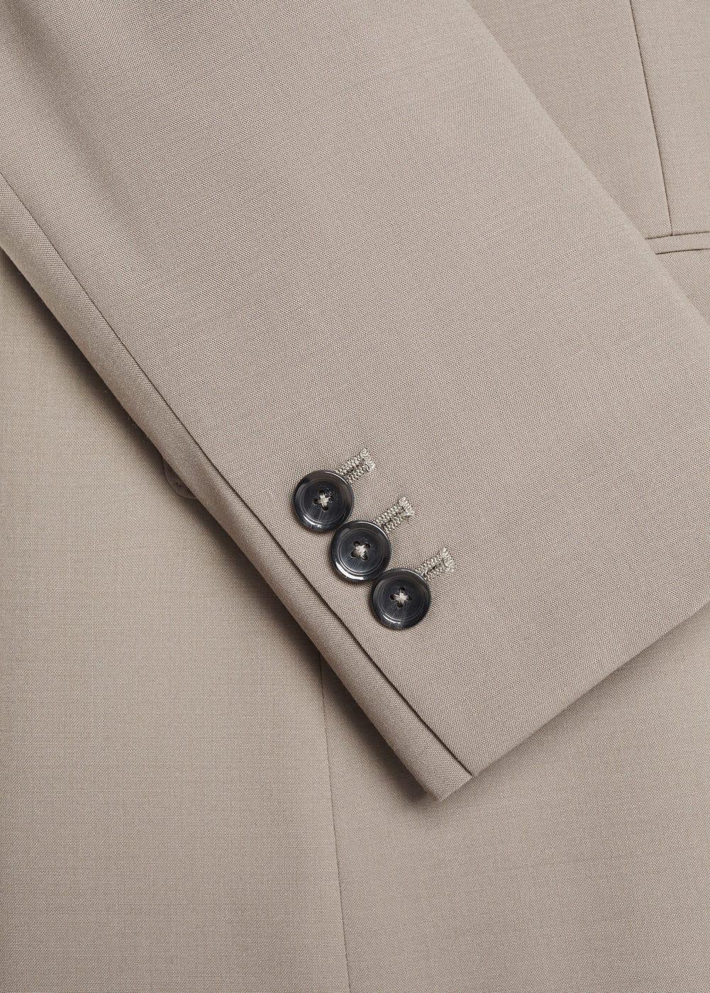 MANGO MAN - Slim-fit wool suit blazer light/pastel greyMen Product Image