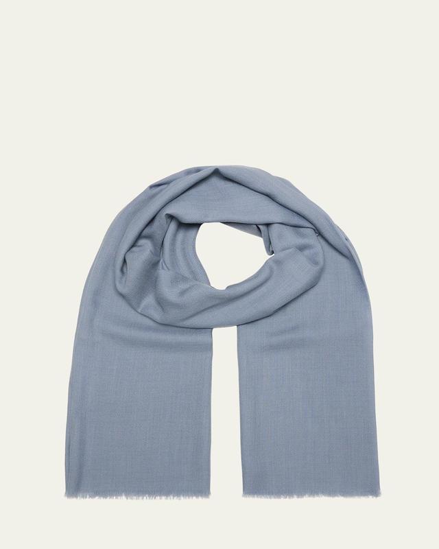 Mens Solid Cashmere Scarf Product Image