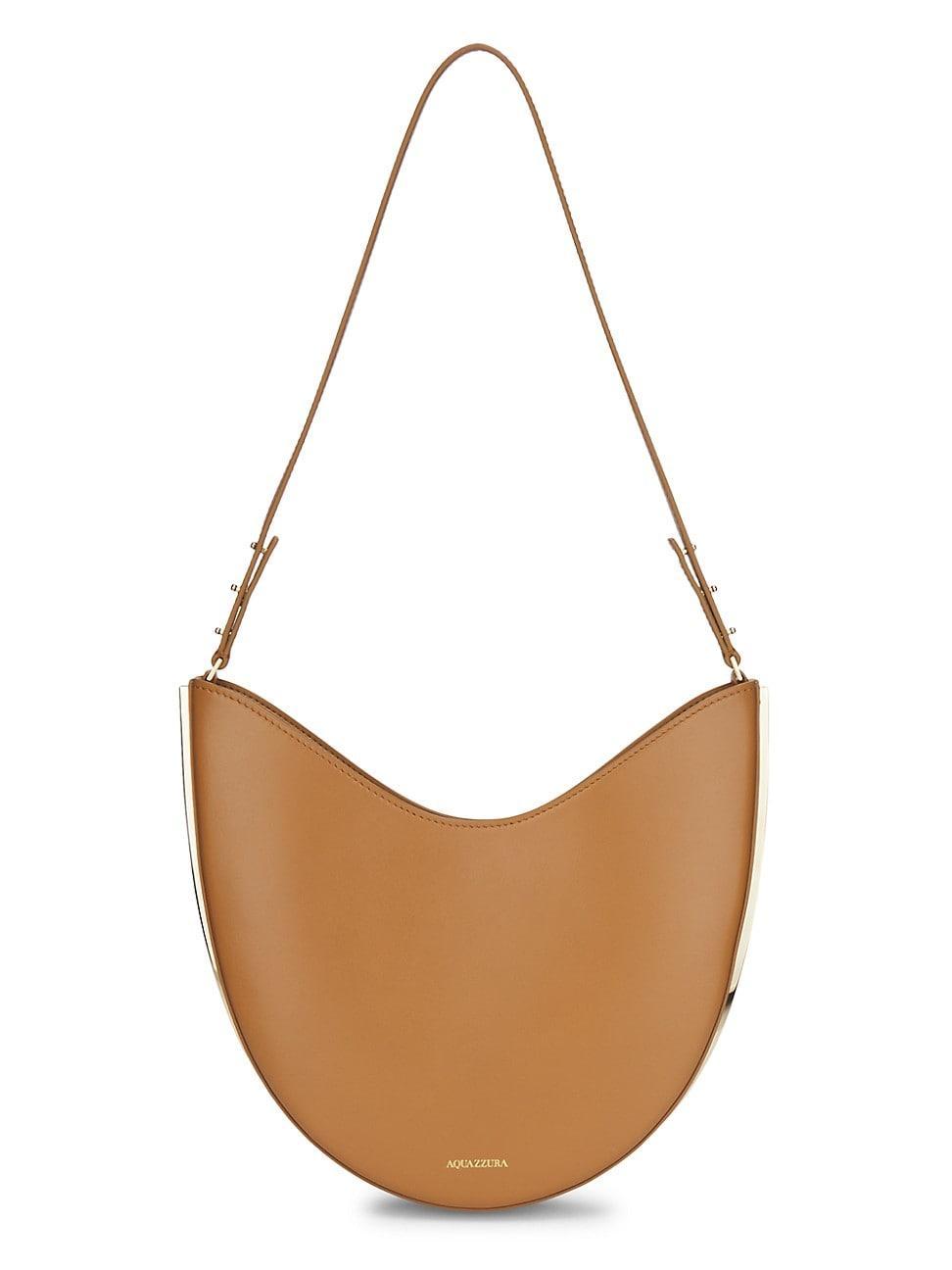 Womens Purist Leather Hobo Bag Product Image