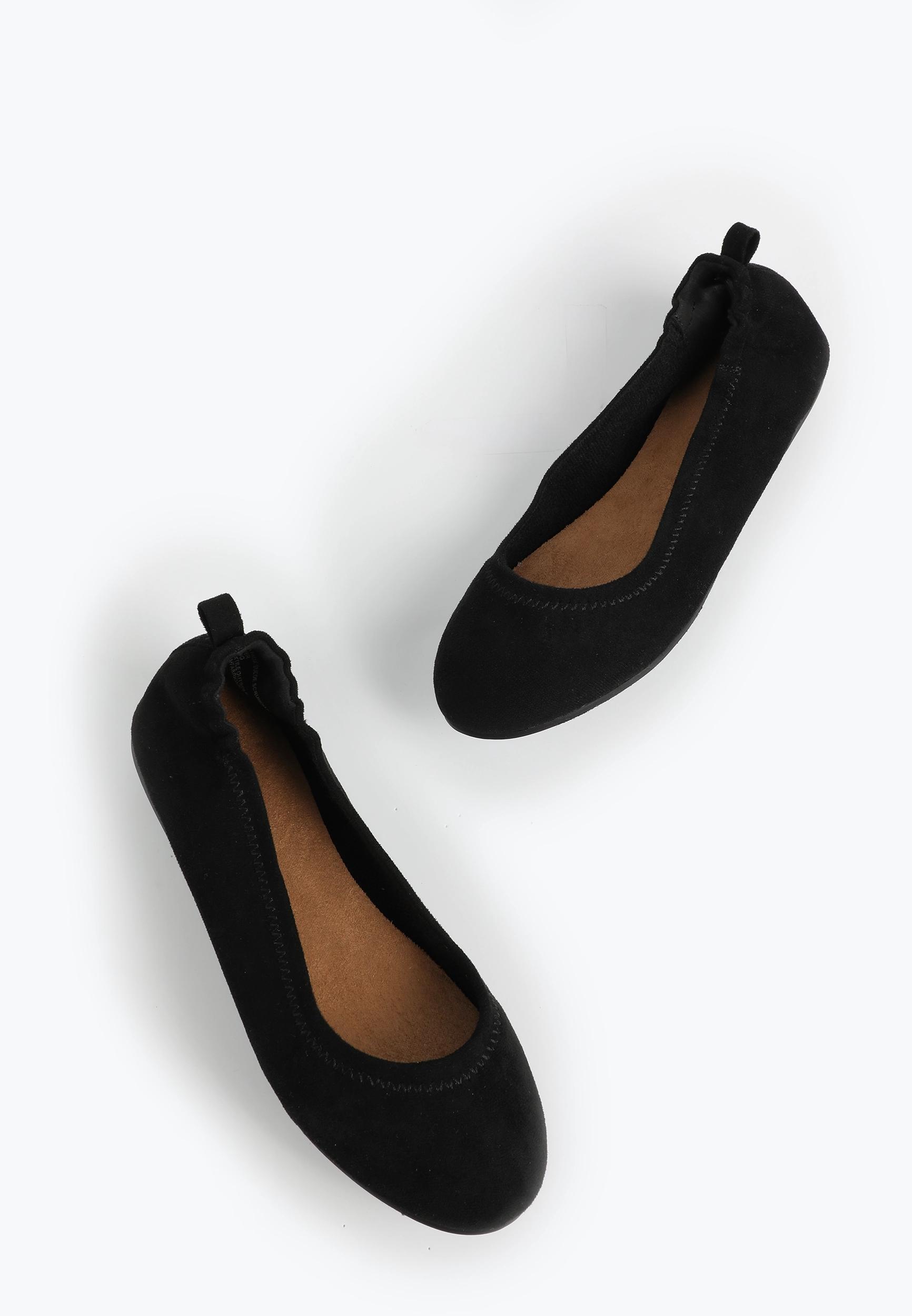 Faux Suede Ballet Flat Product Image