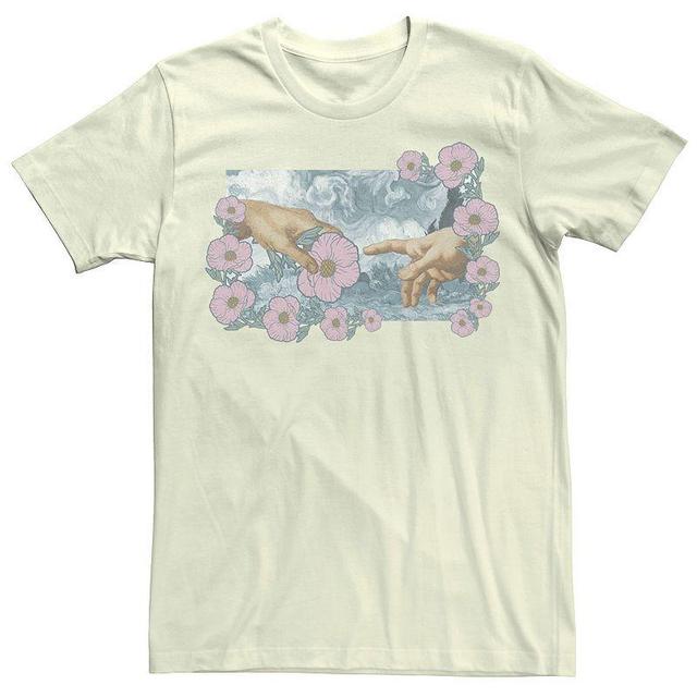 Mens Creation Of Adam Flower Painting Tee Product Image