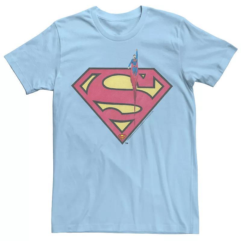 Mens DC Fandome Superman In Flight Logo Tee Product Image