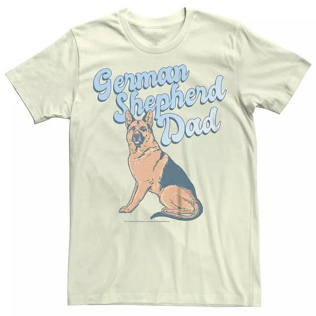 Mens German Shepherd Dad Graphic Tee Product Image