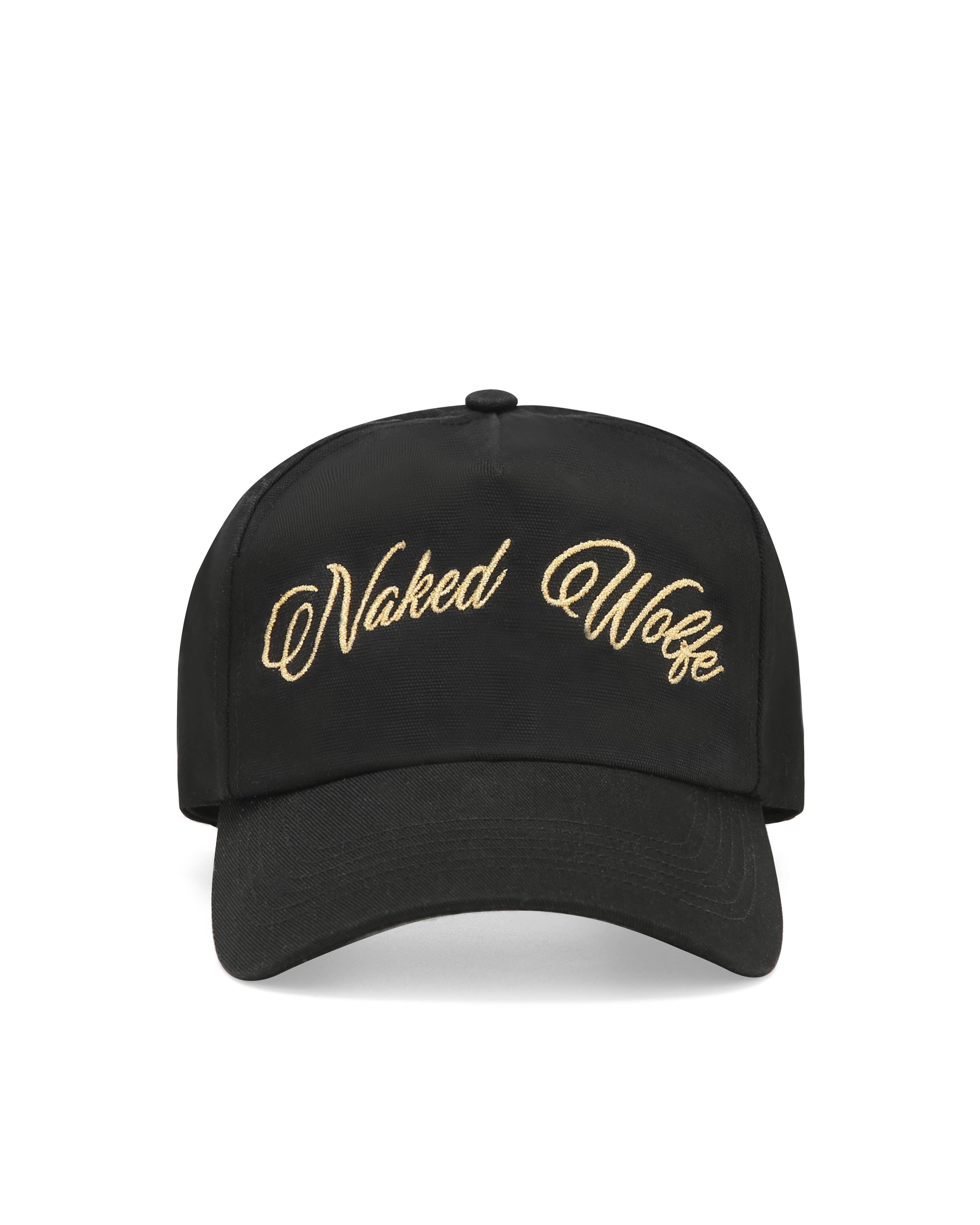 Signature Unconstructed Cap Black/Gold Product Image