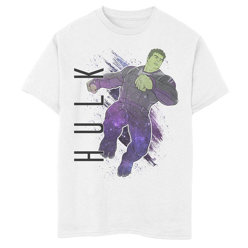 Boys 8-20 Marvel Avengers Endgame Hulk Galaxy Painted Graphic Tee, Boys Product Image