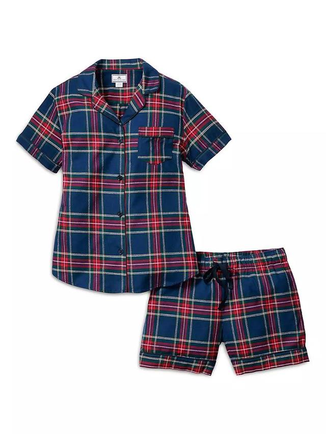 Windsor Tartan 2-Piece Pajama Shorts Set Product Image