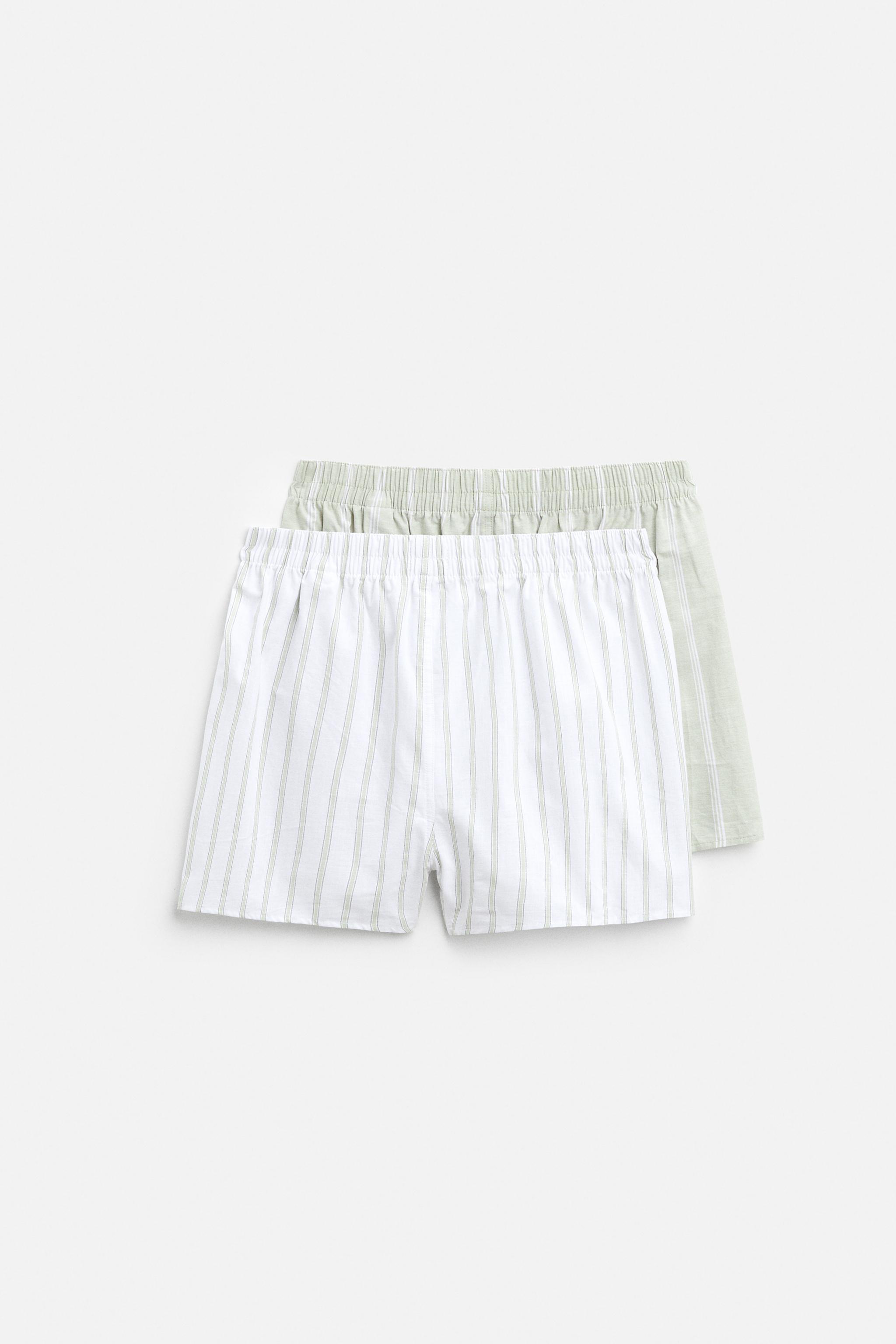 2 PACK OF MIXED POPLIN BOXERS Product Image