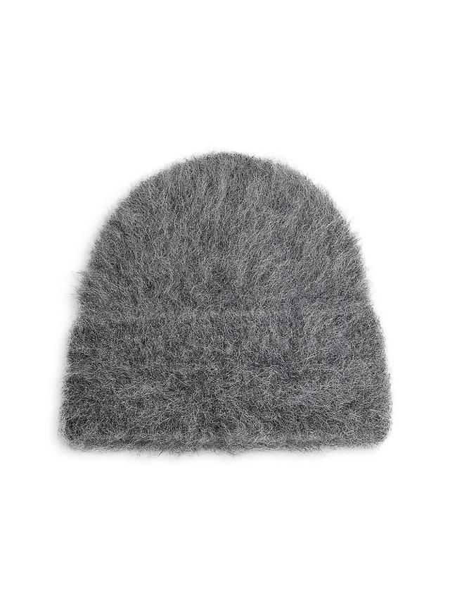 Womens Alpaca Rib-Knit Beanie Product Image