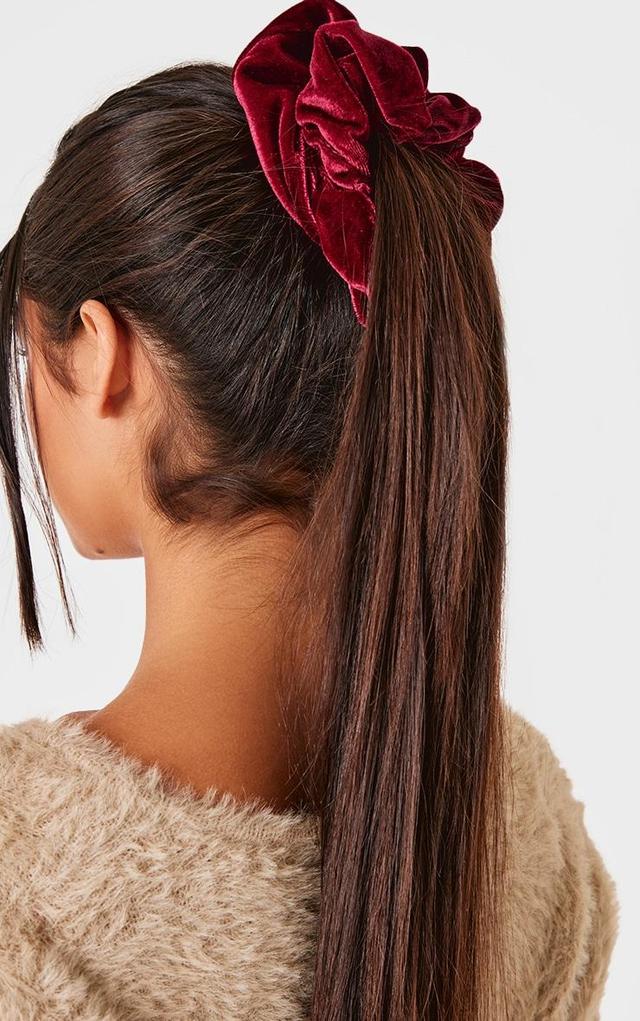 Pink Tonal 3 Pack Velvet Scrunchies Product Image