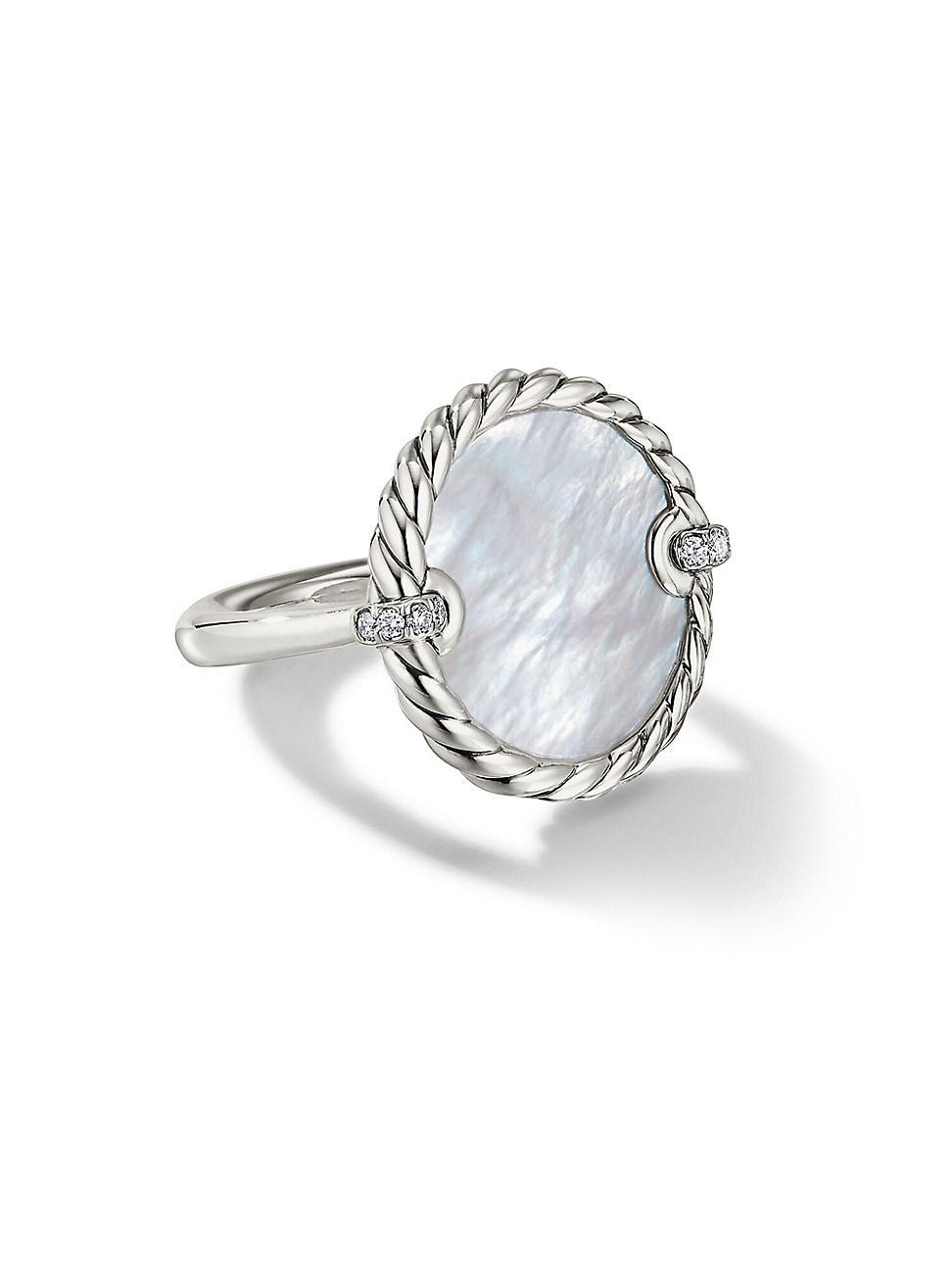 Womens DY Elements Ring With Pav Diamonds Product Image