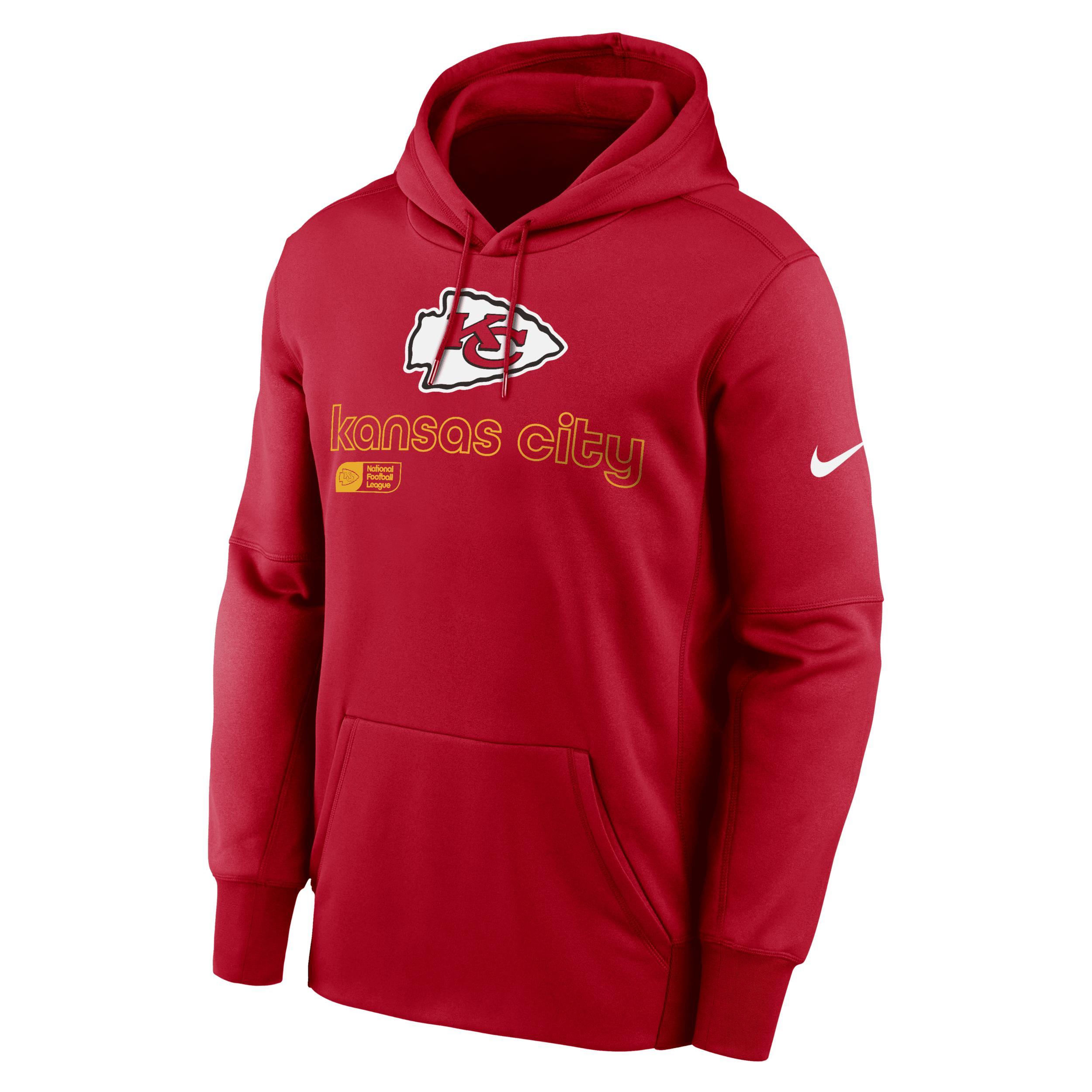 Mens Kansas City Chiefs Mens Nike Therma NFL Pullover Hoodie Product Image