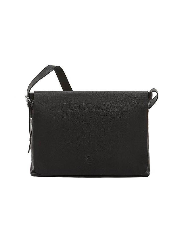 Mens Brolio Leather Messenger Bag Product Image