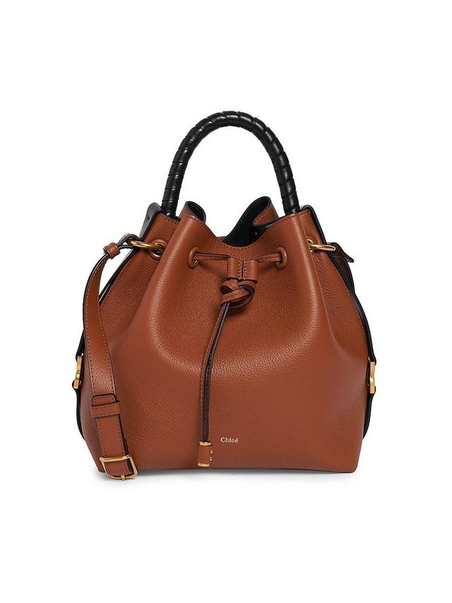 Womens Marcie Leather Bucket Bag Product Image