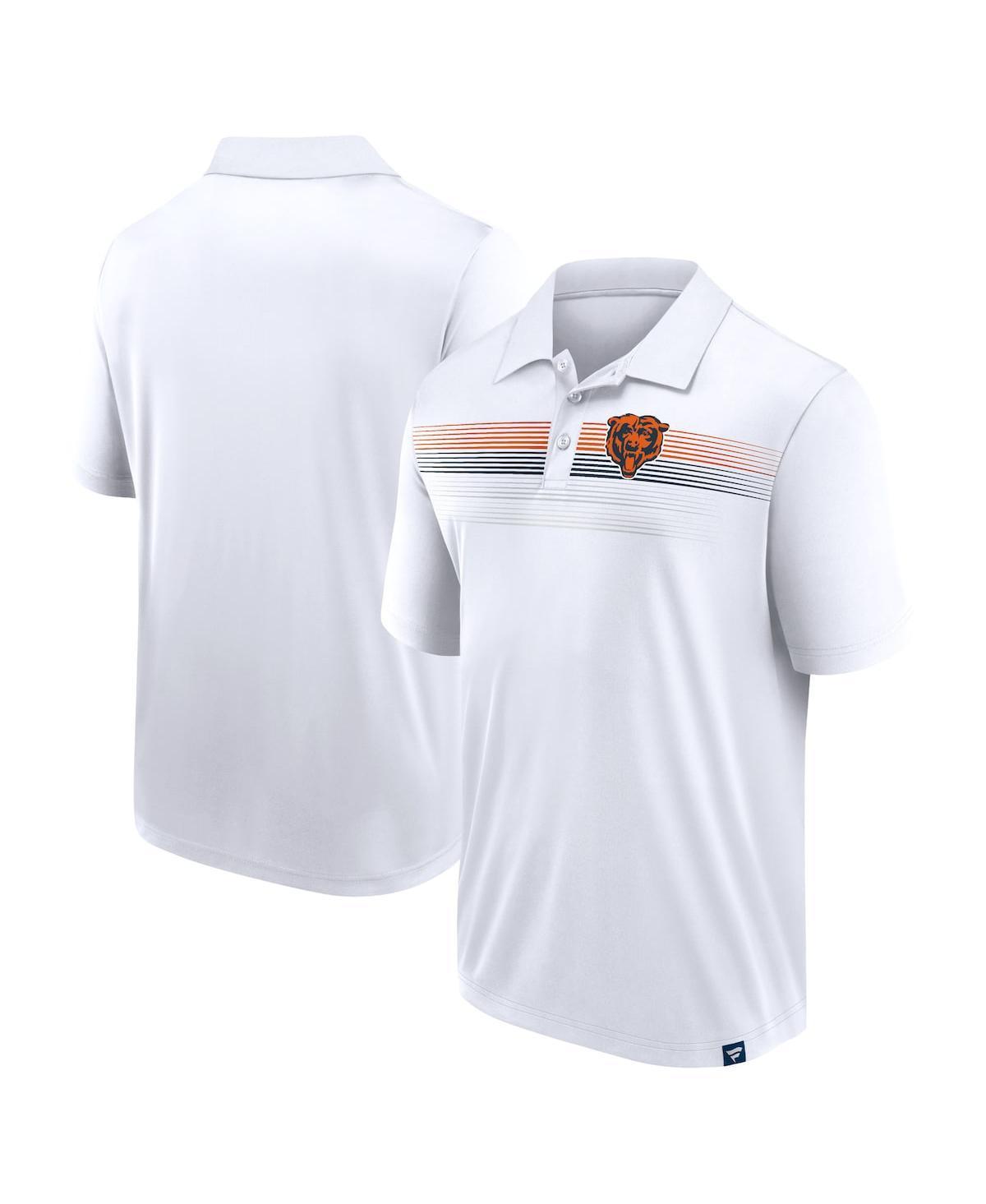 Fanatics Mens White Chicago Bears Big Tall Sublimated Polo Product Image