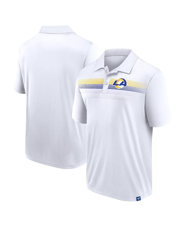 Fanatics Mens White Los Angeles Rams Big Tall Sublimated Polo Product Image