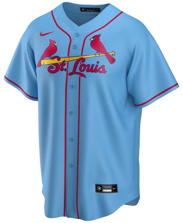 Nike Mens St. Louis Cardinals Official Blank Replica Jersey - Blue Product Image