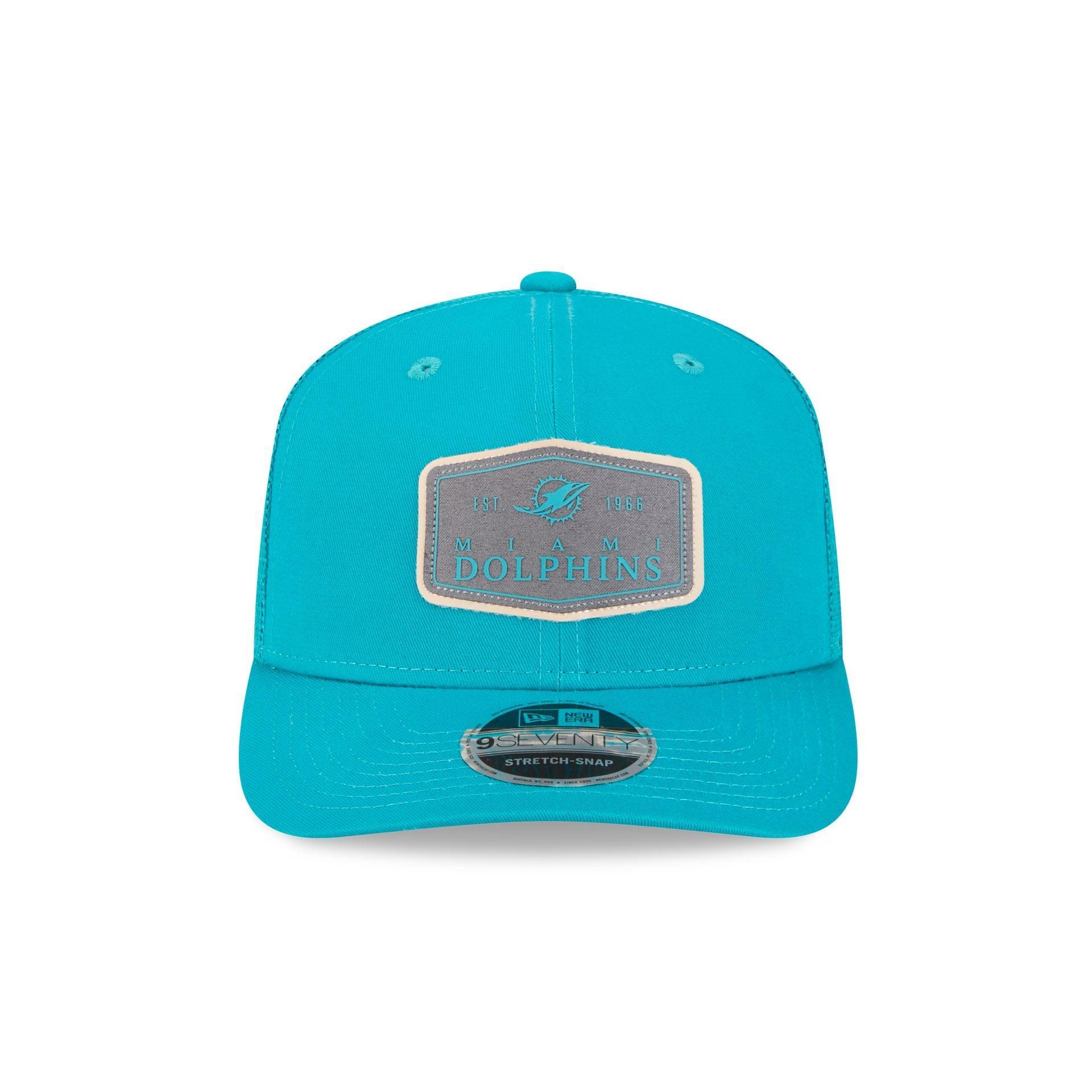 Miami Dolphins Labeled 9SEVENTY Stretch-Snap Hat Male Product Image