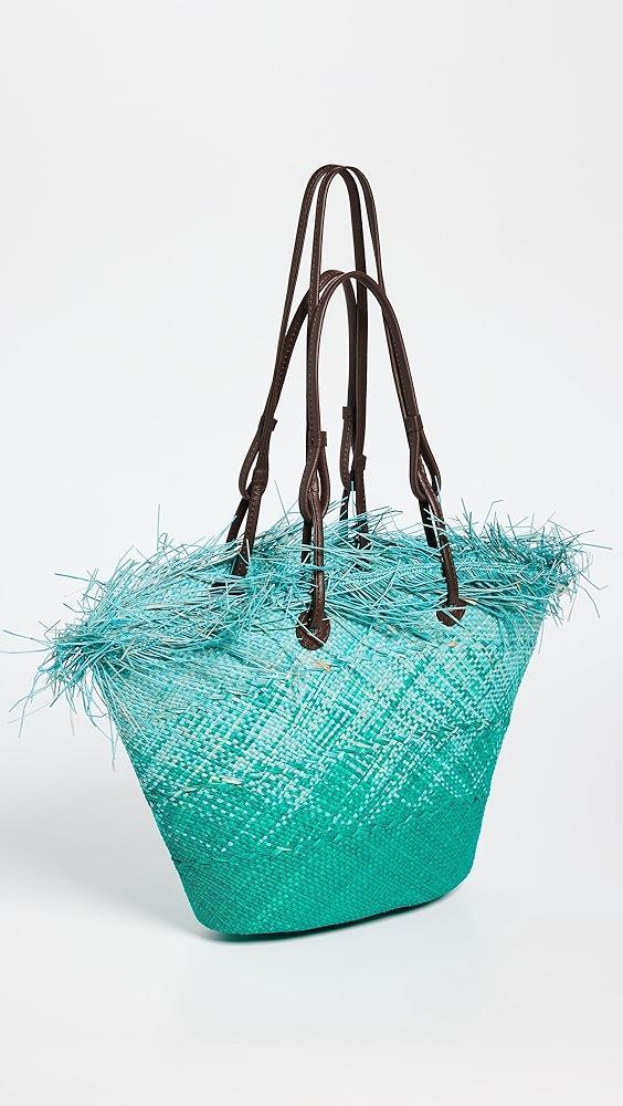 Sensi Studio Medium Basket Tote with Frayed Border | Shopbop Product Image