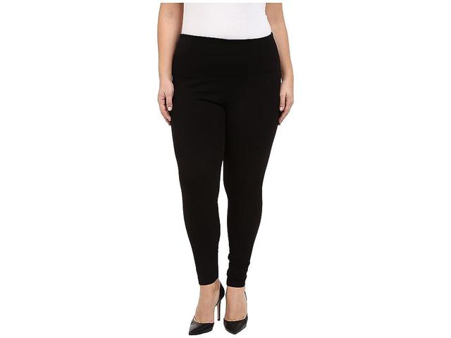 Lysse Plus Size Denim Leggings (Black) Women's Casual Pants Product Image