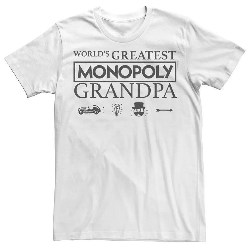 Mens Monopoly Worlds Greatest Grandpa Graphic Tee Product Image