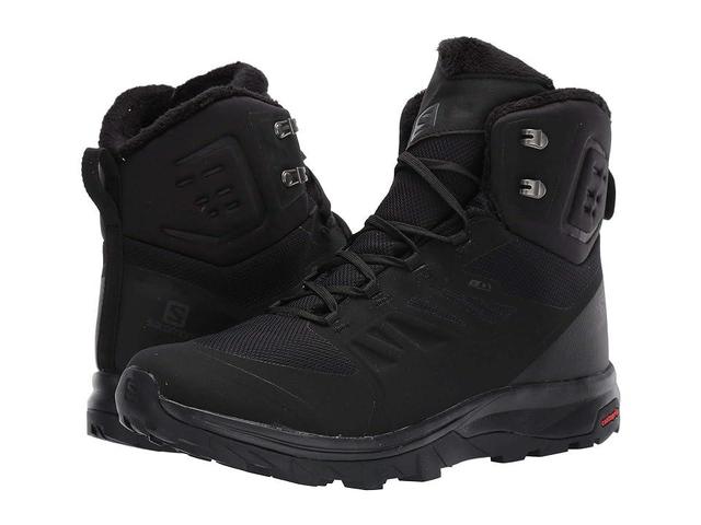 Salomon Outblast TS CSWP Black/Black) Men's Shoes Product Image