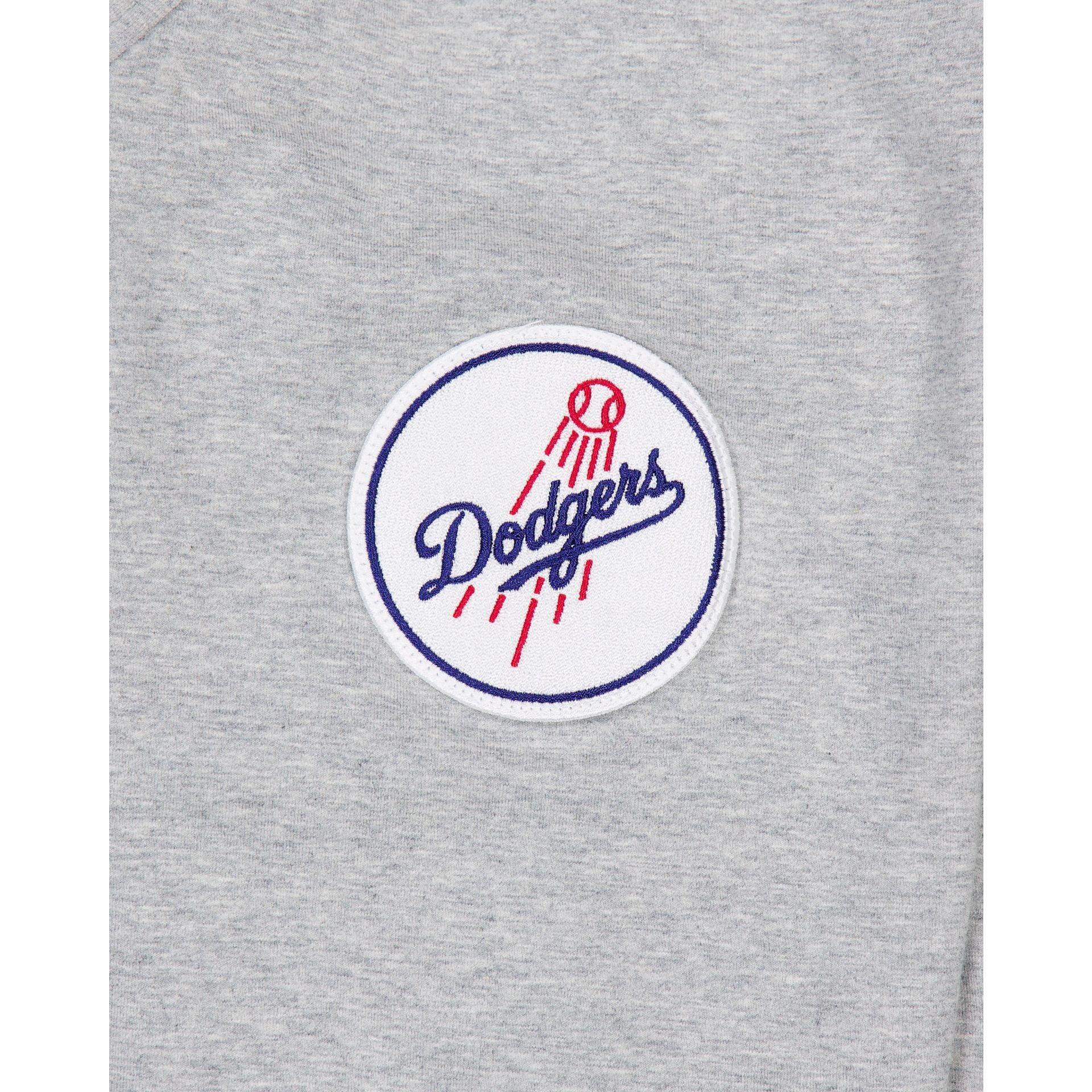 Los Angeles Dodgers Gray Logo Select Crewneck Male Product Image