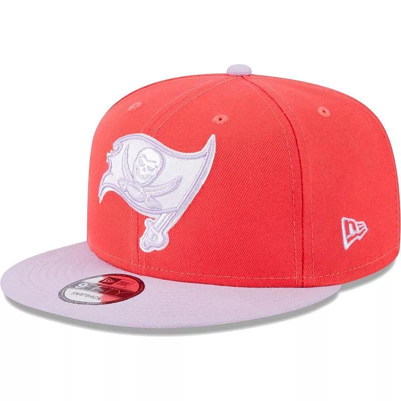 Mens New Era /Lavender Tampa Bay Buccaneers Two-Tone Color Pack 9FIFTY Snapback Hat Product Image