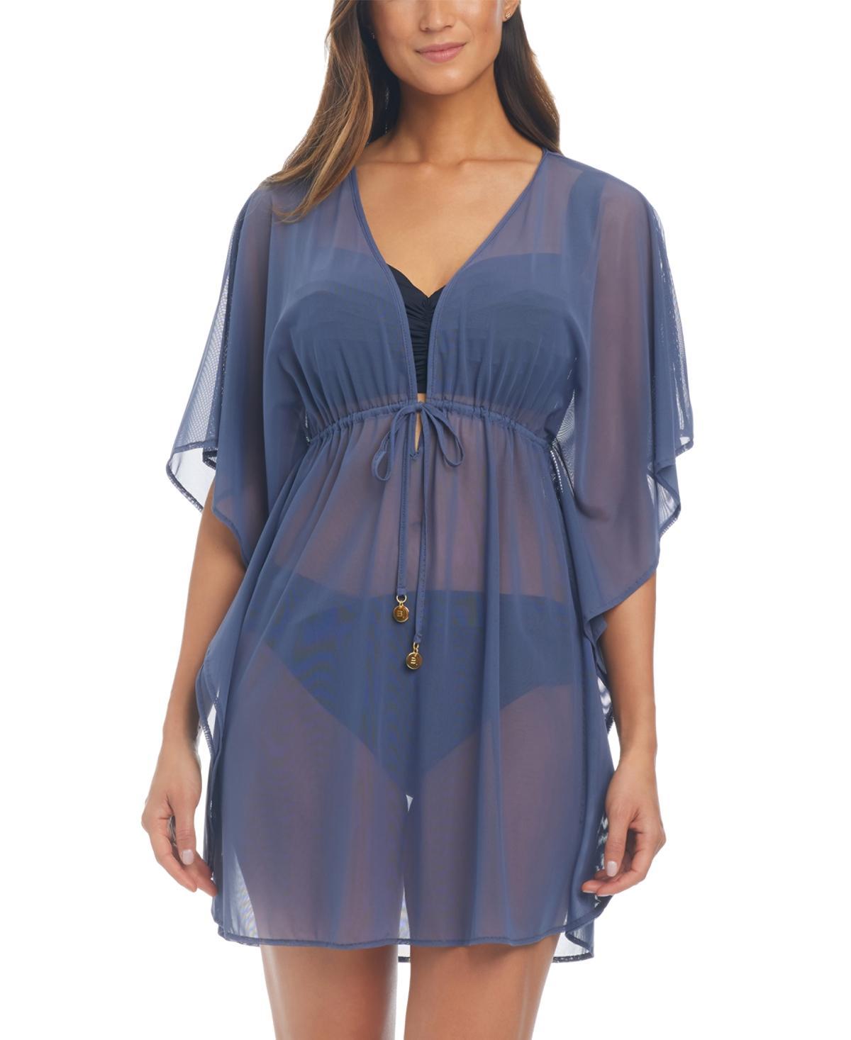 Bleu by Rod Beattie Womens Mesh Cover-Up Caftan Product Image