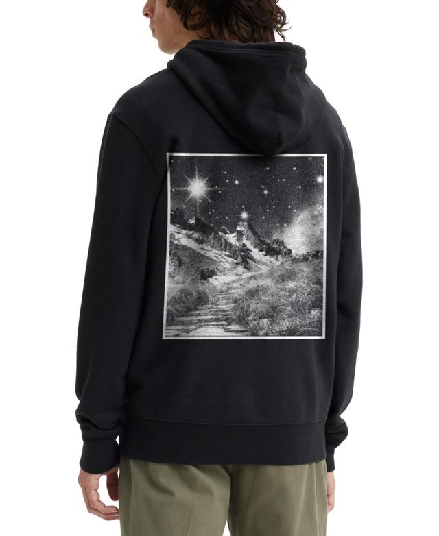 Levis Mens Standard-Fit Fleece Graphic Hoodie Product Image