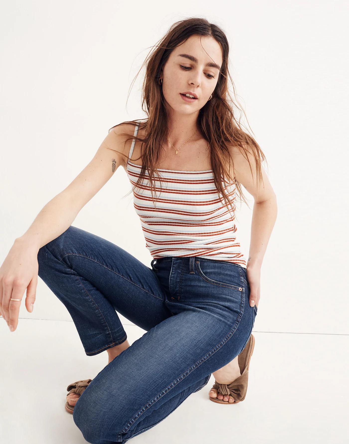 Taller Slim Straight Jeans in William Wash Product Image