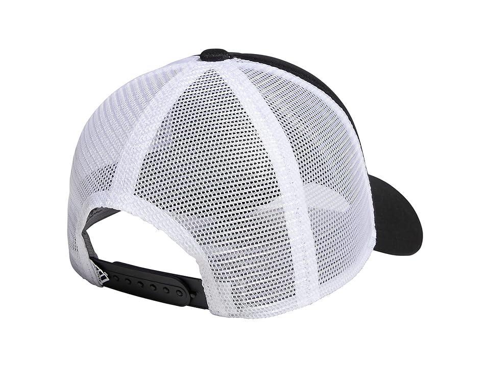 adidas Foam Front Snapback Adjustable Fit Trucker Hat White/Grey) Caps Product Image