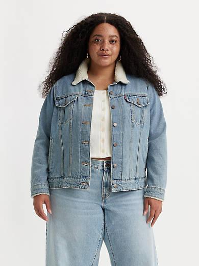 Levi's Sherpa Trucker Jacket (Plus Size) - Women's Product Image