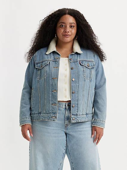 Levi's Sherpa Trucker Jacket (Plus Size) - Women's Product Image