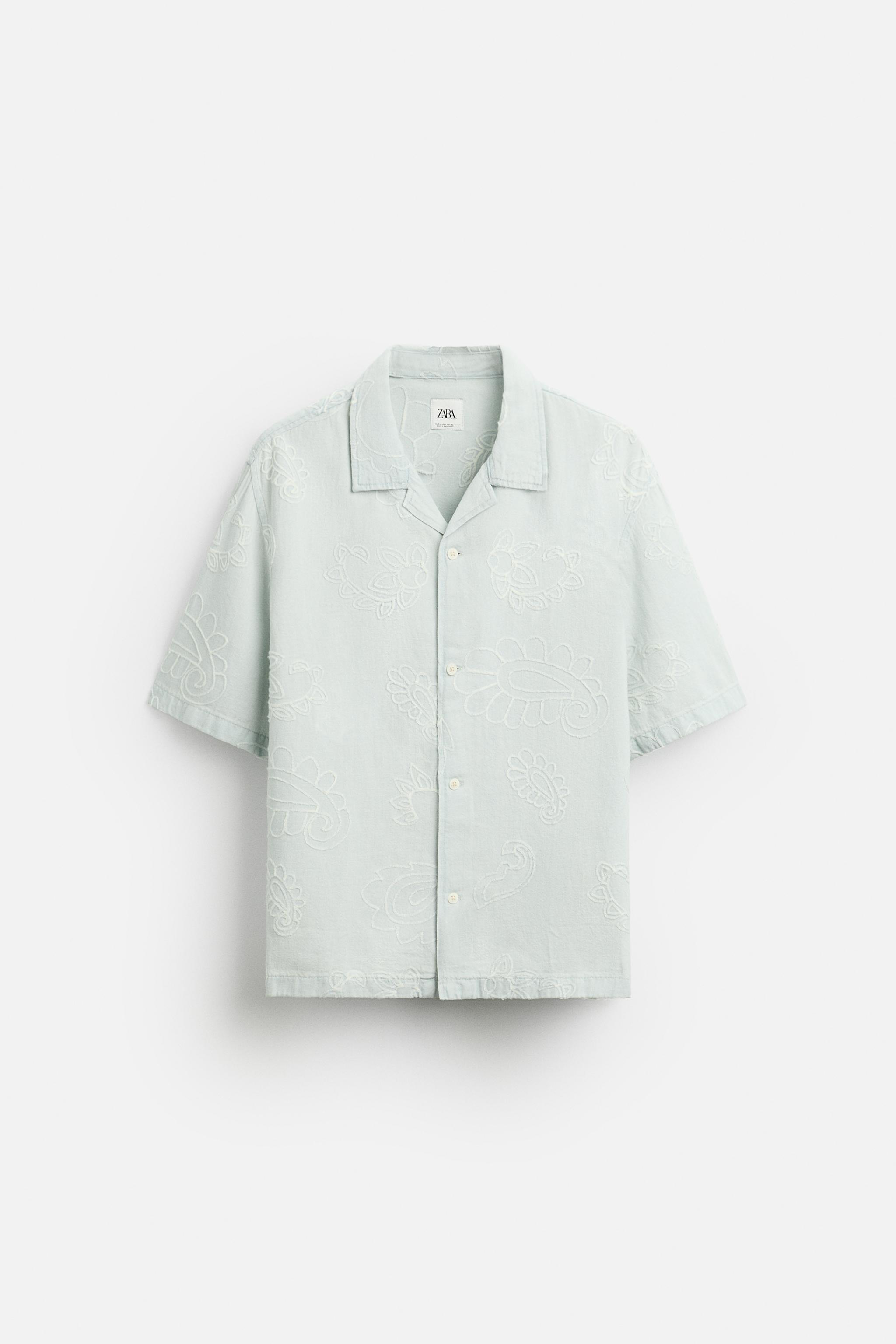 COTTON - LINEN BLEND SHIRT Product Image