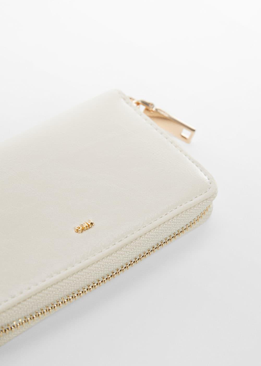 MANGO - Embossed wallet with logo - One size - Women Product Image