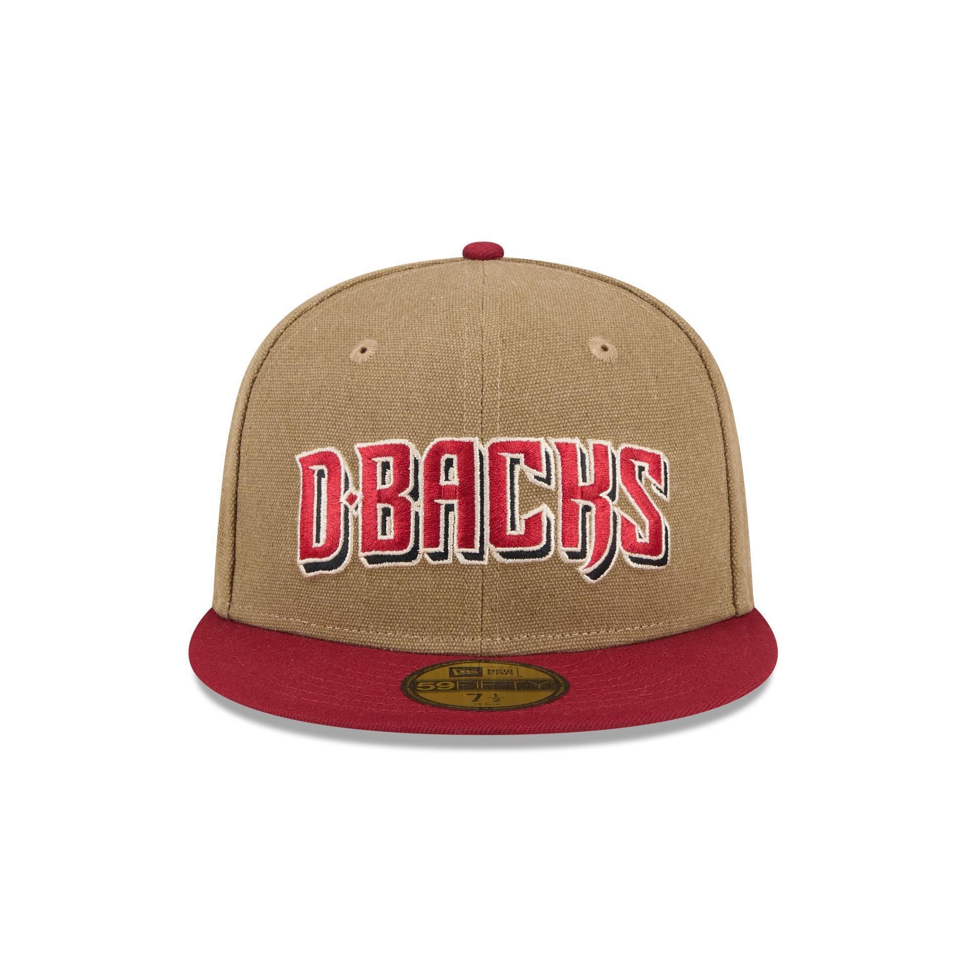 Arizona Diamondbacks Canvas Crown 59FIFTY Fitted Hat Male Product Image