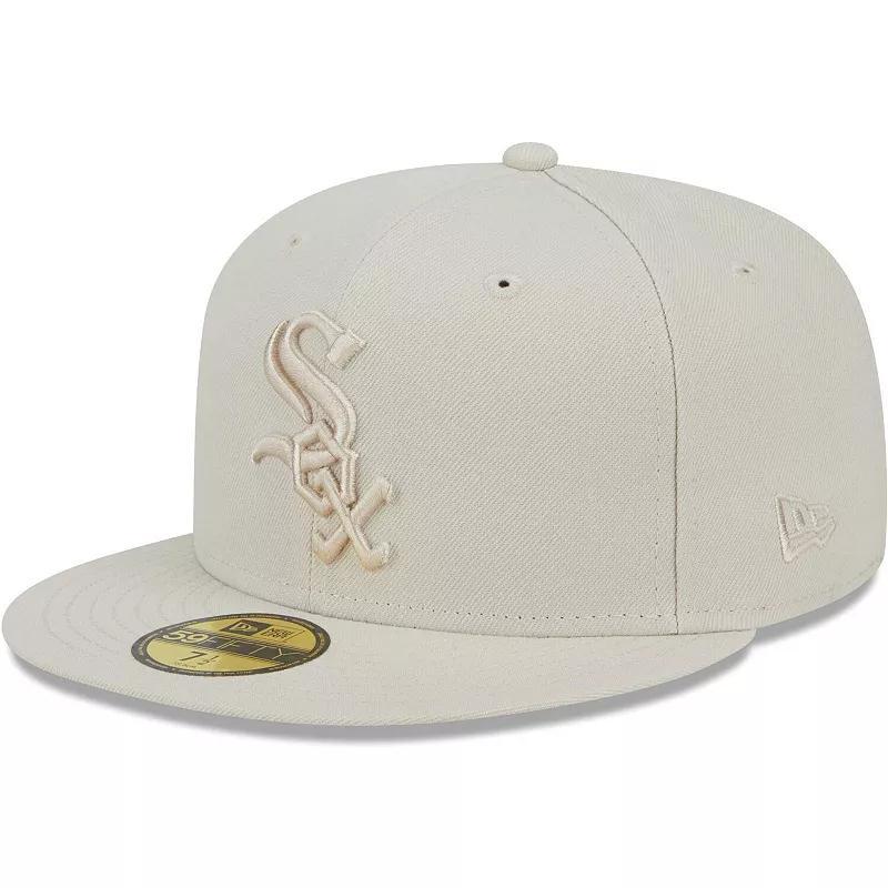 Mens New Era Khaki Chicago White Sox Tonal 59FIFTY Fitted Hat Product Image