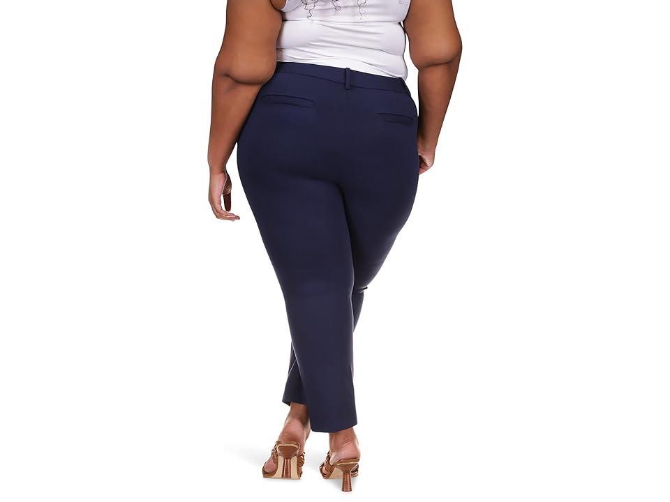 MICHAEL Michael Kors Plus Size Ponte Skinny Pants (Midnight ) Women's Clothing Product Image