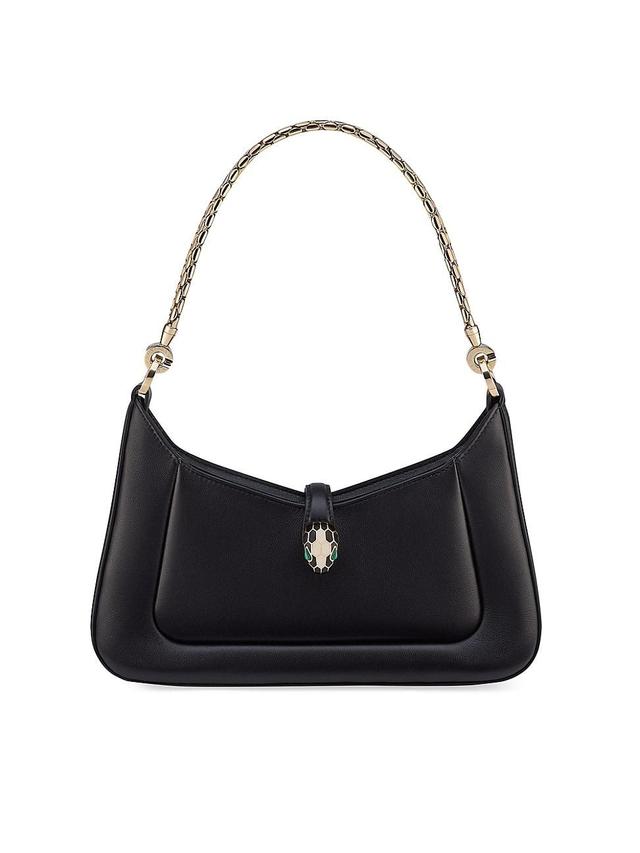 Womens Serpenti Forever Leather Chain-Strap Shoulder Bag Product Image