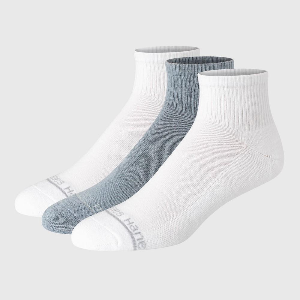 Hanes Originals Premium Mens SuperSoft Ankle Socks 3pk 6-12 Product Image