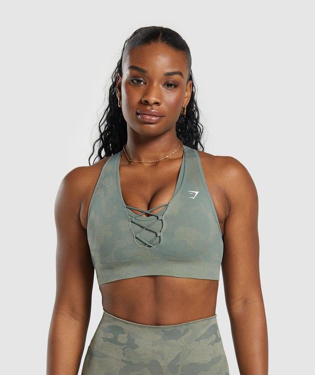 Adapt Camo Seamless Sports Bra Product Image