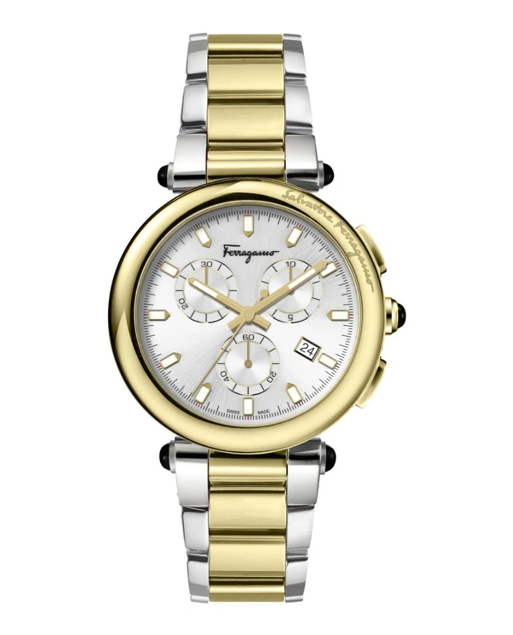 FERRAGAMO Idillio Chrono Watch In Gold Product Image