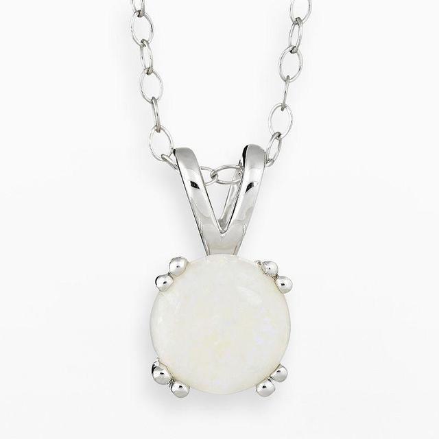 Gemstone Pendant Necklace in Sterling Silver Product Image