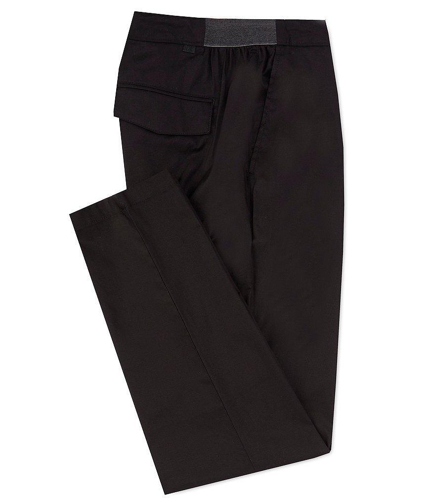 Michael Kors Slim Fit Stretch Pleated Elastic Waistband Pants Product Image