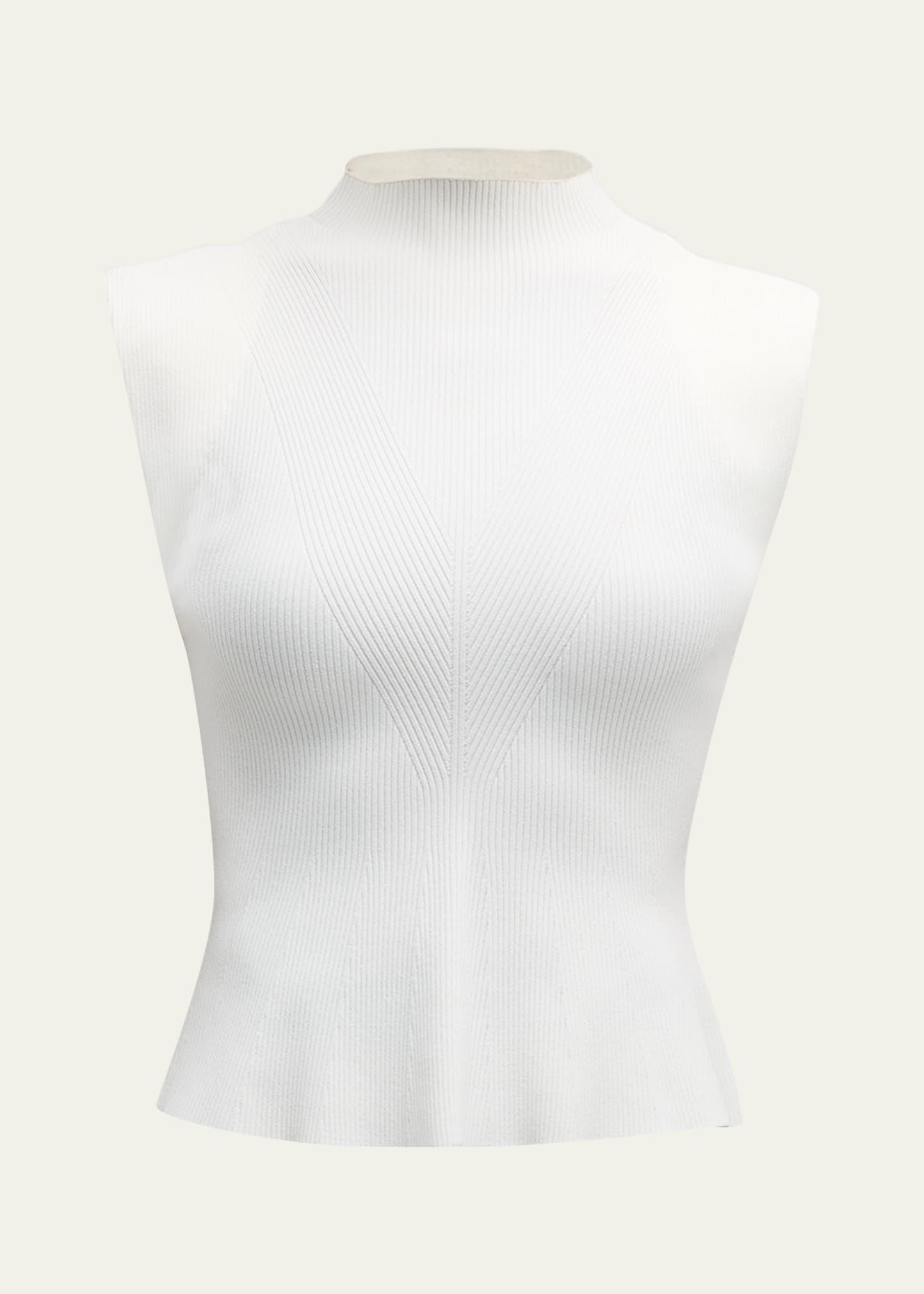 Womens Cio Rib-Knit Sleeveless Sweater Product Image